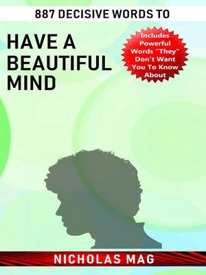 cover image of 887 Decisive Words to Have a Beautiful Mind